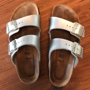 Birkenstock Arizona silver
